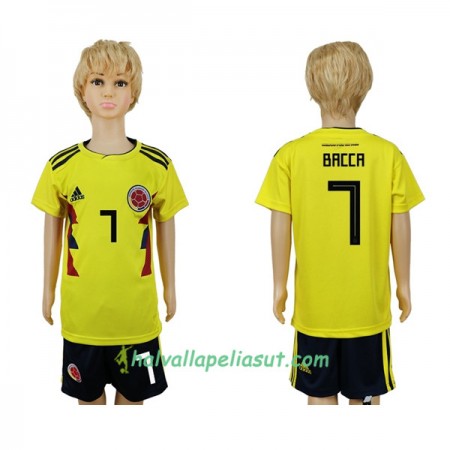 Jalkapallo Pelipaidat Kolumbia Bacca 7 Lasten World Cup 2018 Kotipaita